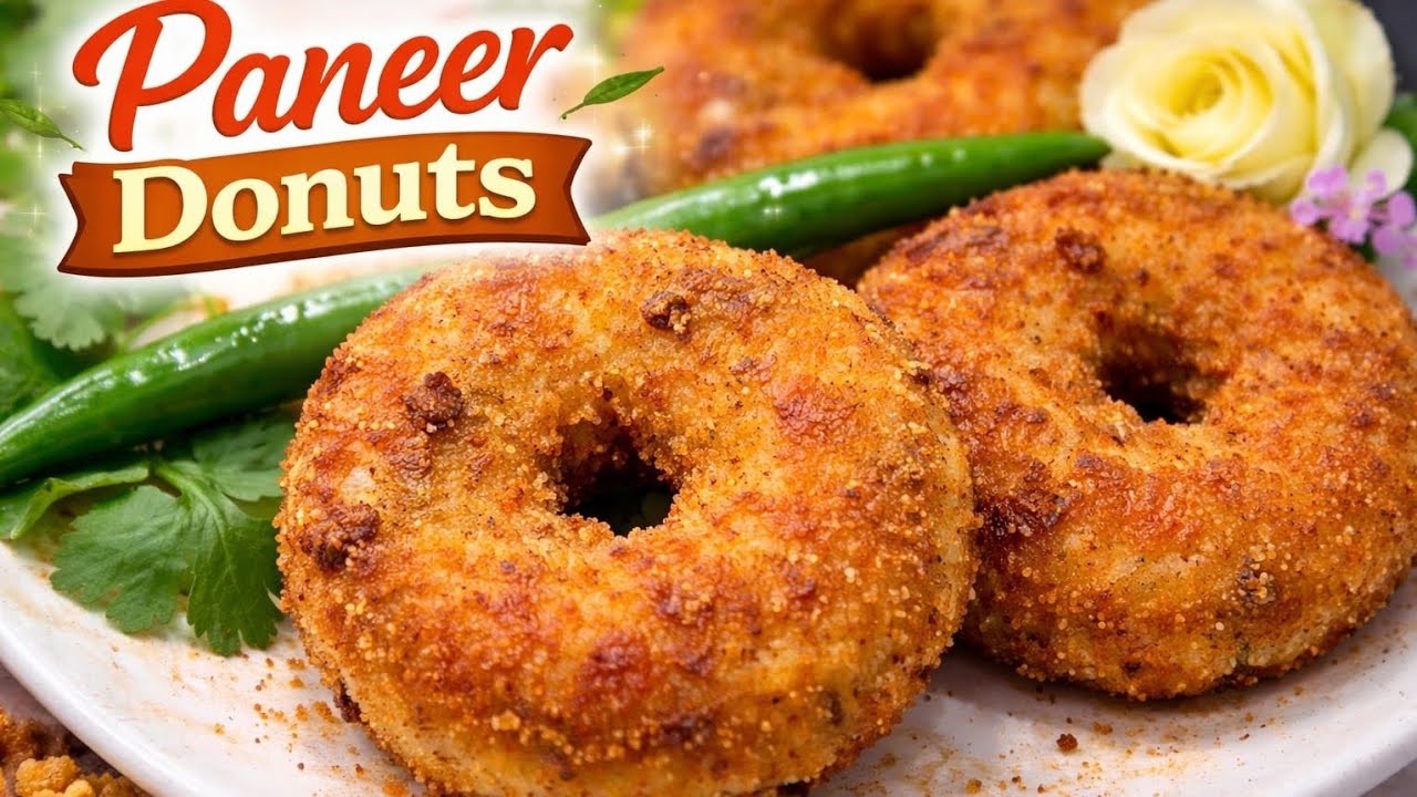 Paneer Donuts Recipe | Crispy Iftar Snacks | Make & Freeze Ramadan Recipe