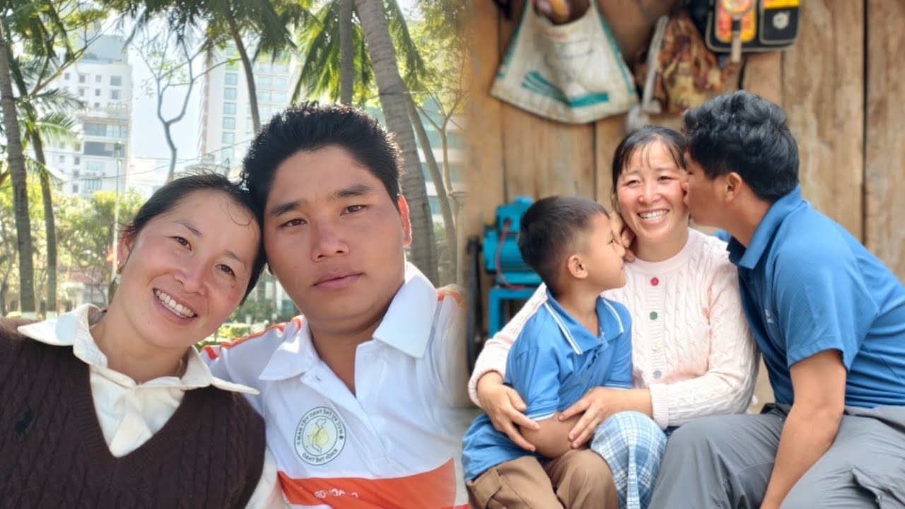 “A Warm New Year for Vê La and Her Husband.”