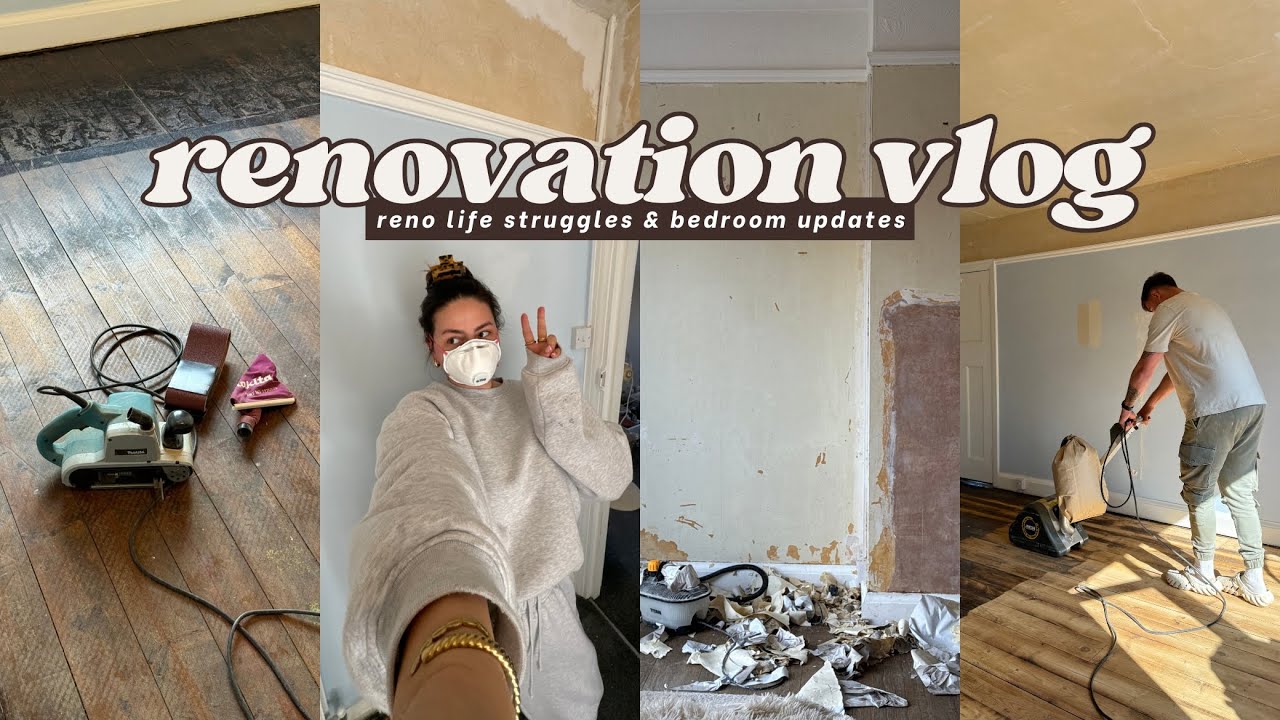 renovation vlog | bedroom updates, hidden finds & reno life is testing us already...