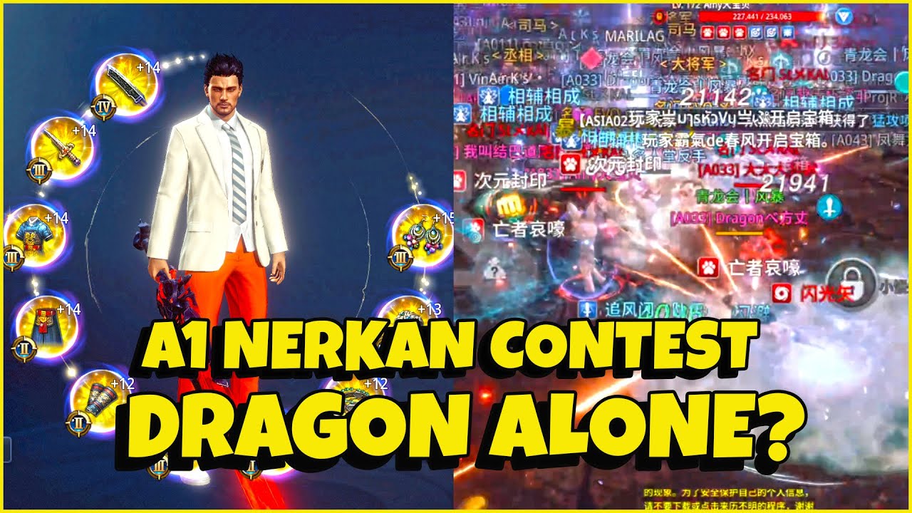 FF WIN? BECAUSE NO BLANK NO TED  ONLY DRAGON PT A1 NERKAN CONTEST | FF VS HOF |MIR4
