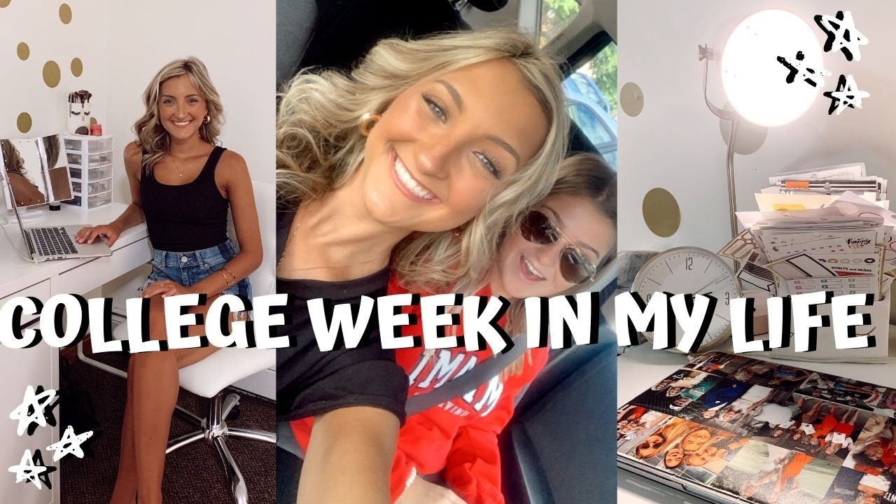 COLLEGE WEEK IN MY LIFE // establishing a routine + first full week of classes