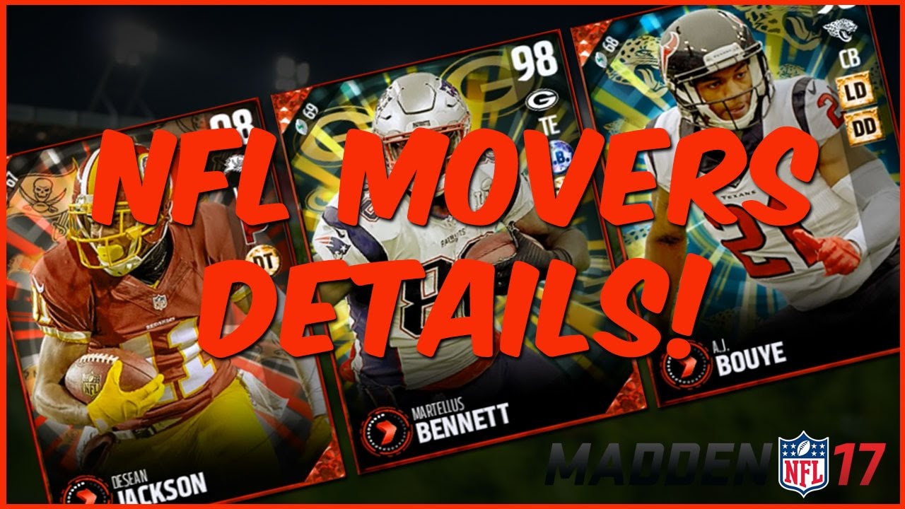 MUT 17 | NFL Movers Pack Opening! Everything You Need To Know About NFL Movers