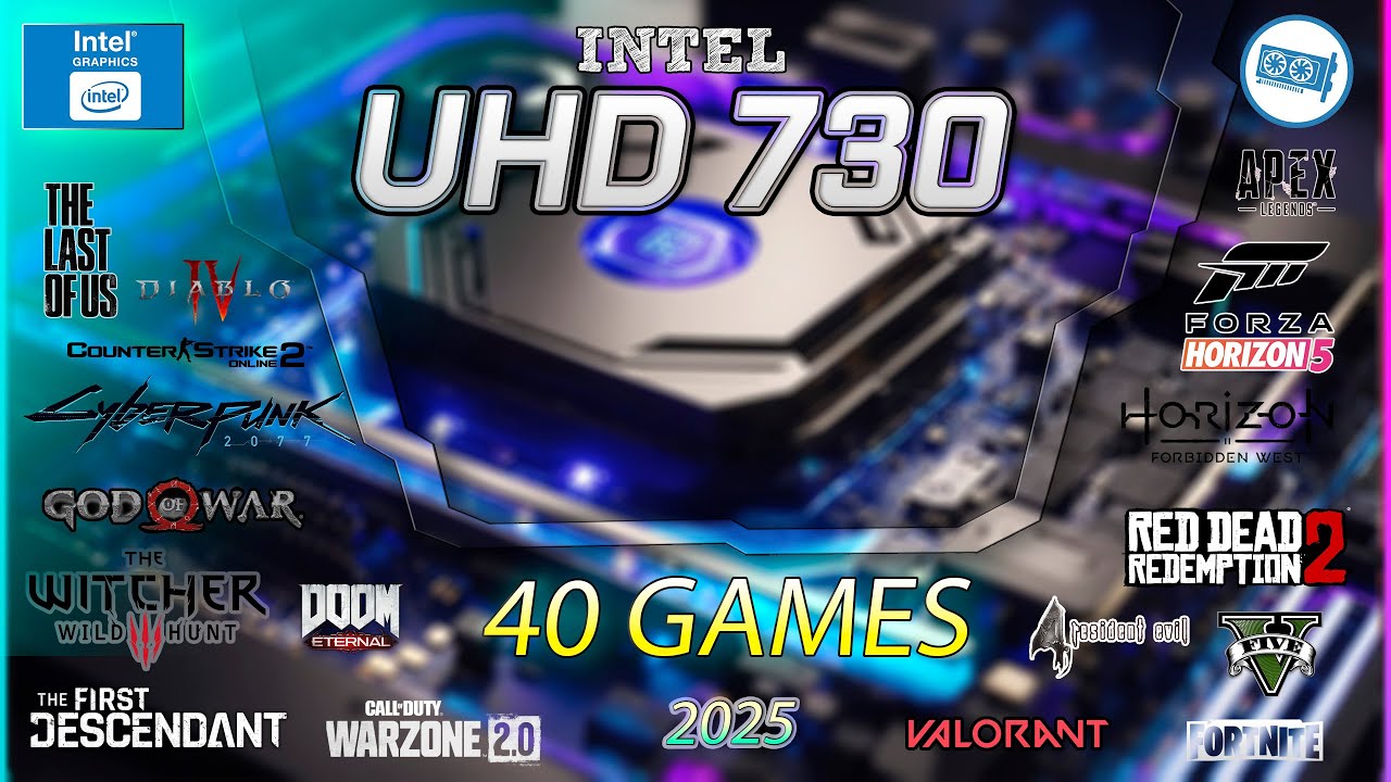 UHD 730  + i3-12300 Unleashed: Can It Handle 40 Popular Games? Find Out Now!