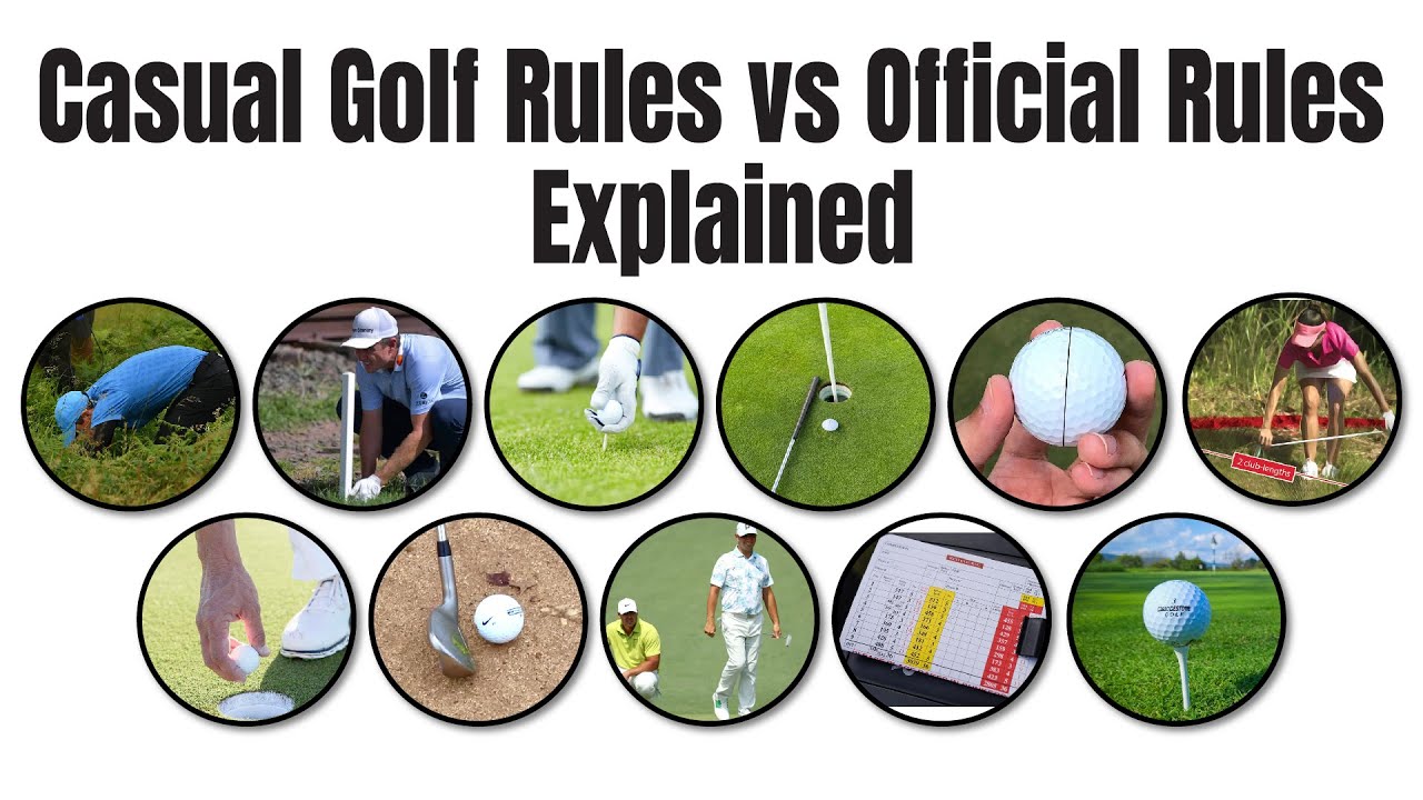Casual Golf Rules vs Official Rules Explained