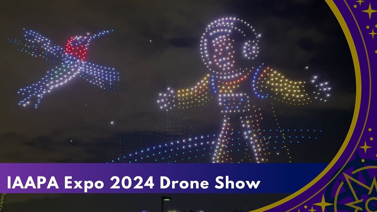 IAAPA Expo 2024 Sky Elements Drones Show - Largest Drone Show in the US