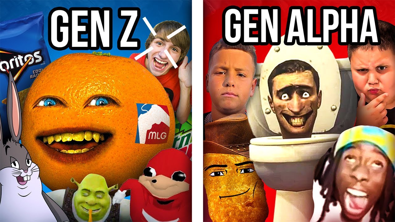 Gen Z vs Gen Alpha Brainrot