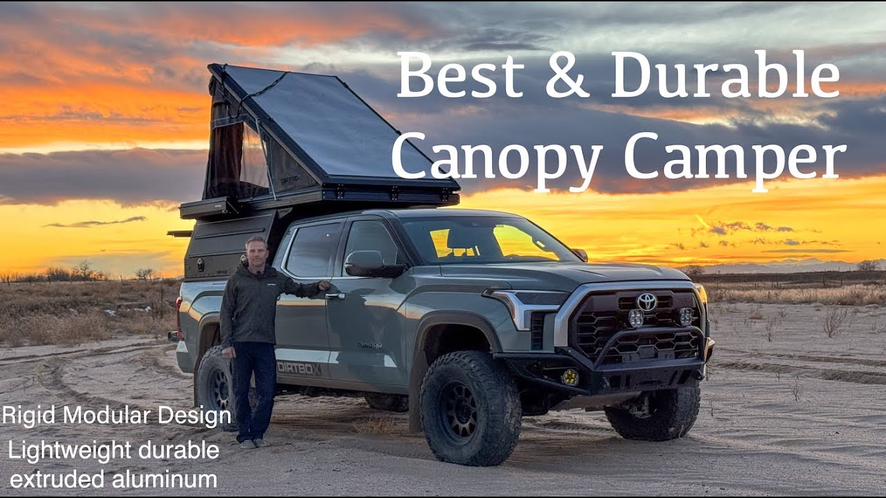 Лучший и прочный вариант для бездорожья? Кемпер Dirtbox Overland Canopy Camper в тундре