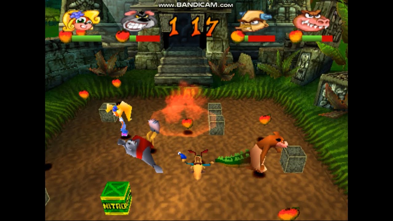 Crash Bash: Jungle Bash (Coco Vs Kong Vs N. Brio Vs Dingodile)