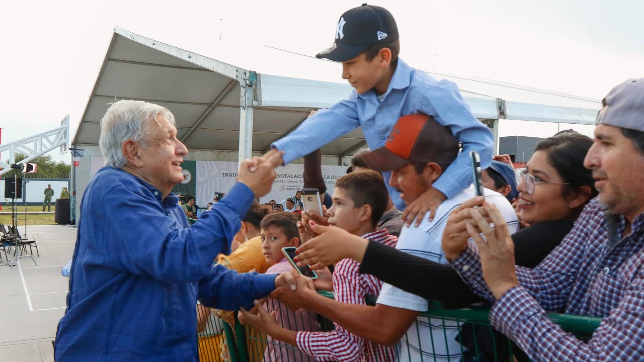 Inauguración de instalaciones de la Guardia Nacional, desde Colotlán, Jalisco