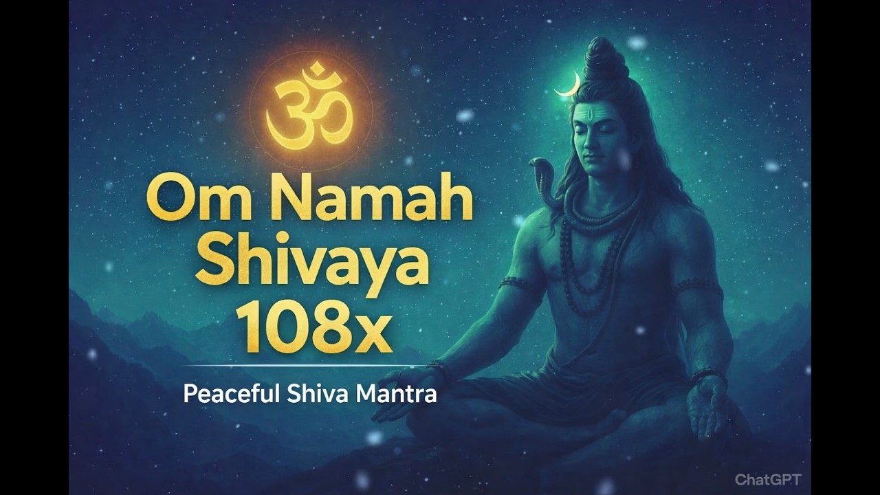 Powerful Om Namah Shivaya 🔱 108 Times Chant | Removes Negative Energy | Mahashivratri Special