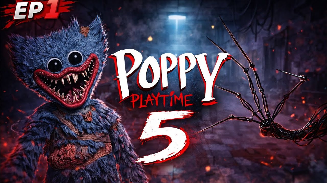 FUI CAÇADO PELO HUGGY WUGGY (Poppy playtime 5) 