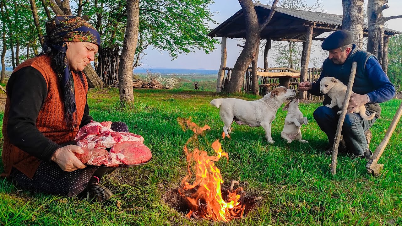 Готовим мясо в подполье: дешевый гриль-барбекю