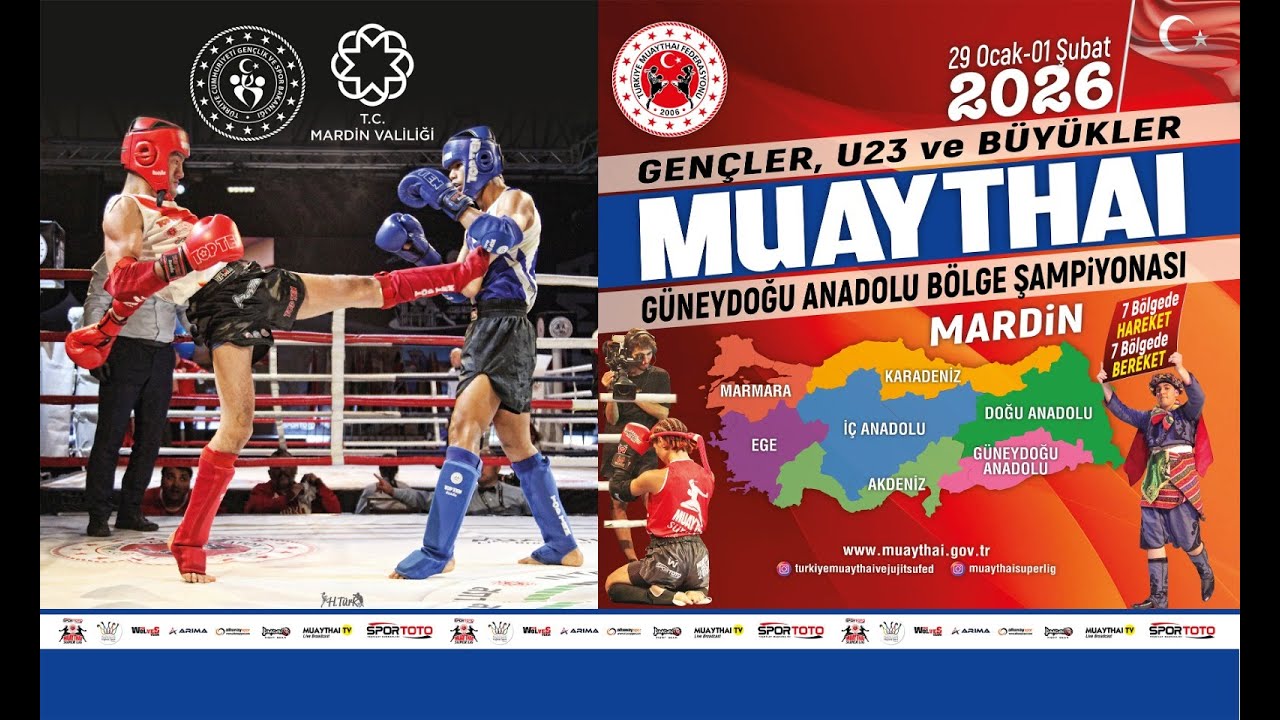 5 Şubat - 8 Şubat 2026 Muaythai Marmara Bölge Şampiyonası - Bursa / 05.02.2026