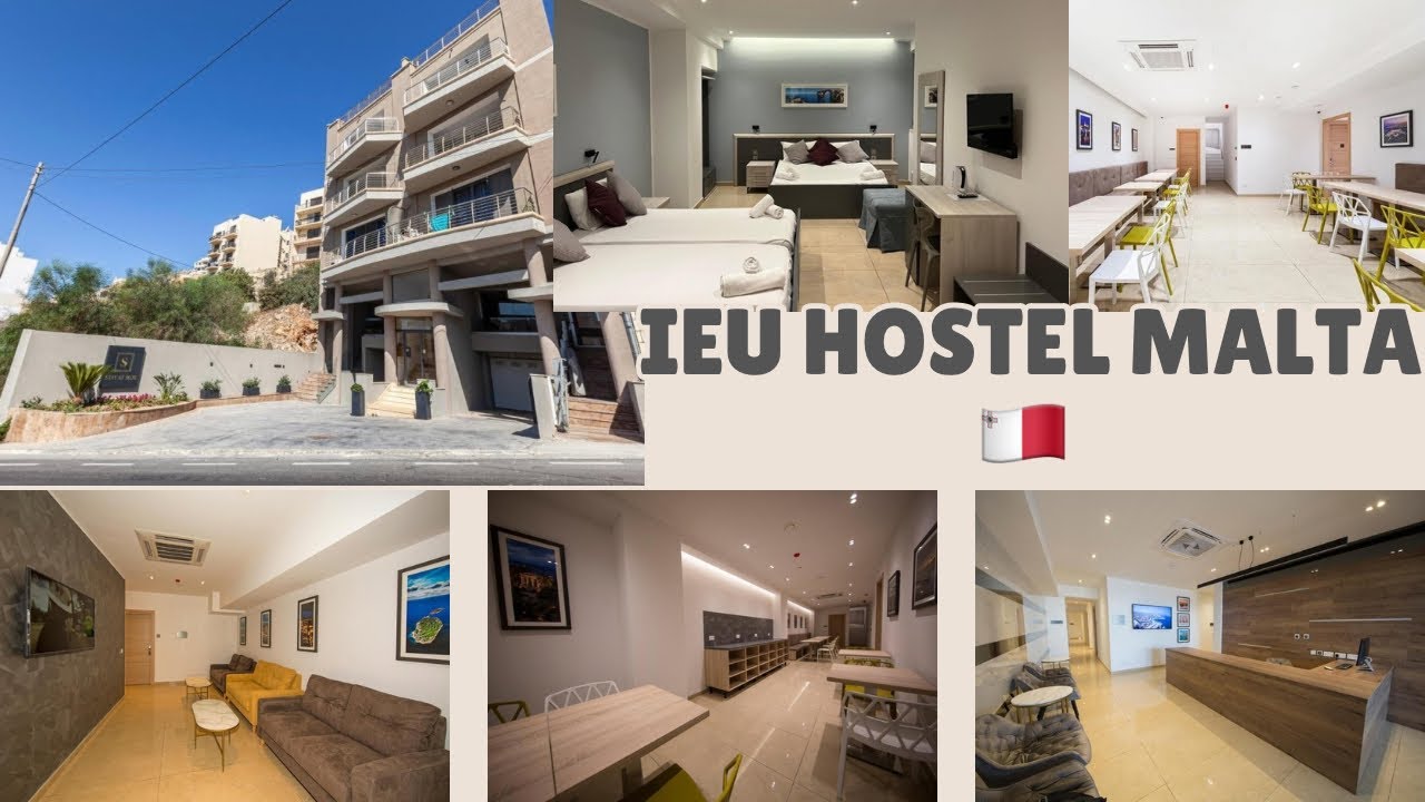 IEU MALTA Hostel (1)🏡 Tour || INTERNATIONAL STUDENTS || MALTA || H&B vlogs #008
