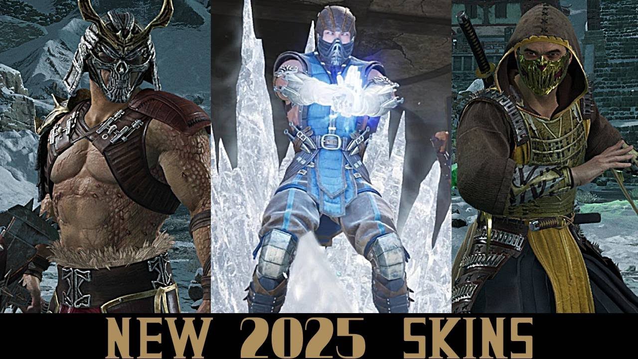 MK1 NEW SKINS from MK2 Movie MKX and More! #mk1 #mortalkombat1