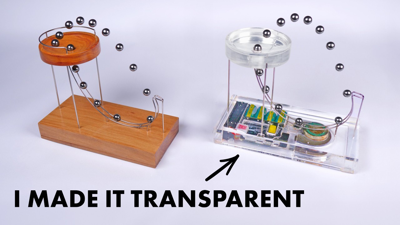 You can't hide the batteries when it's transparent!