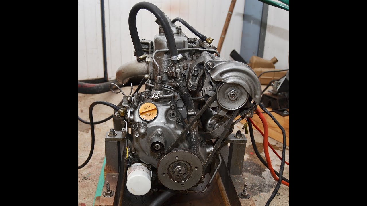 Yanmar 1GM Fixing leaking water pump, bleeding the fuel line, test run ok.