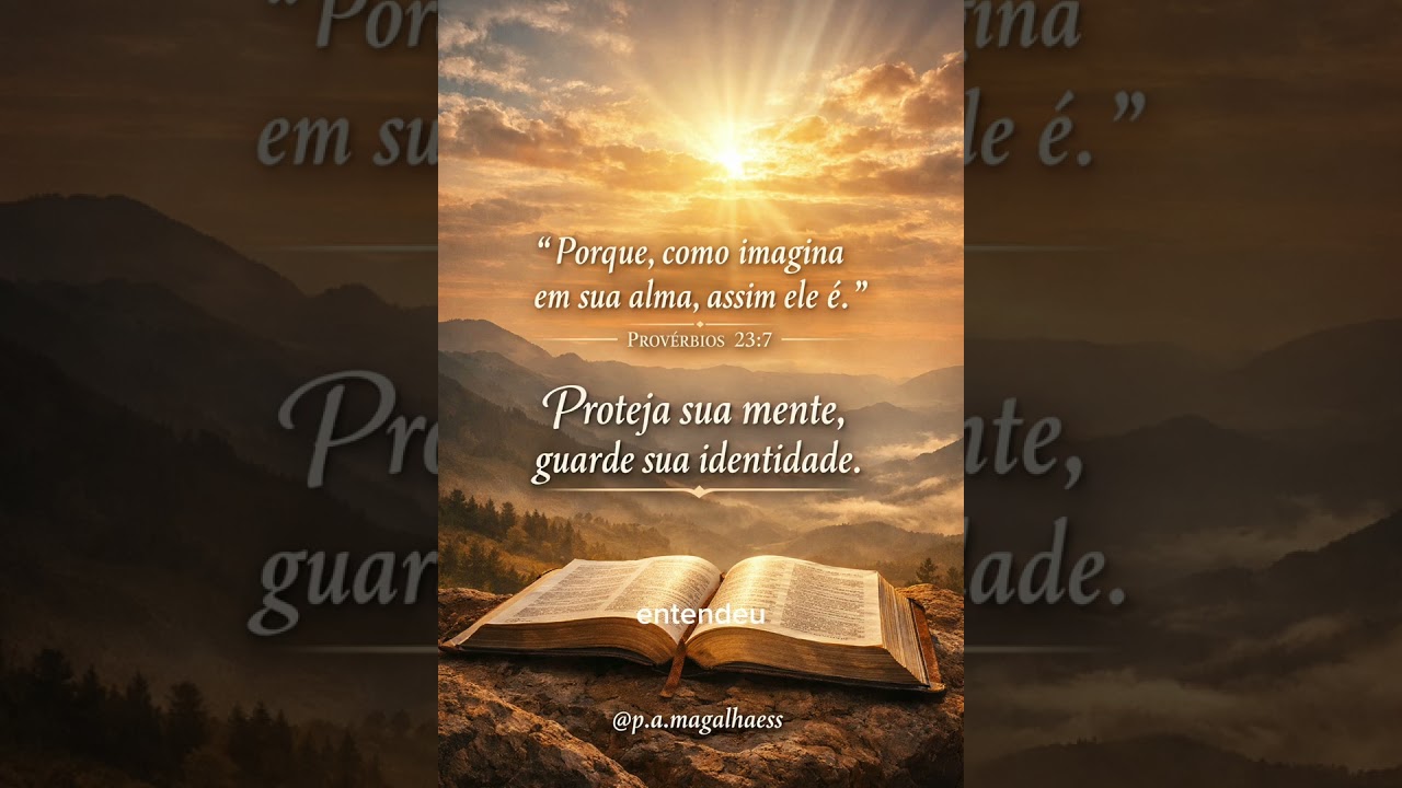 Está sofrendo muito ataque do inimigo? aprenda a proteger a sua mente e guarde a sua identidade.