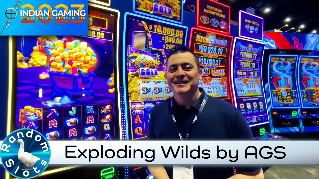 Exploding Wilds Slot Machine by AGS at #IGTC2023