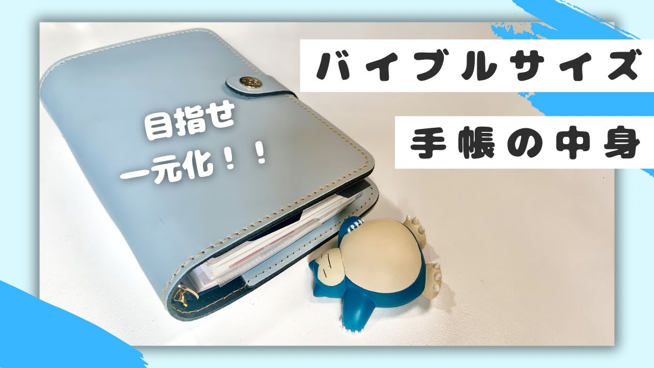 【手帳の中身】バイブルサイズの中身紹介⭐️/手帳複数使いが一元化を目指して/ファイロファックス