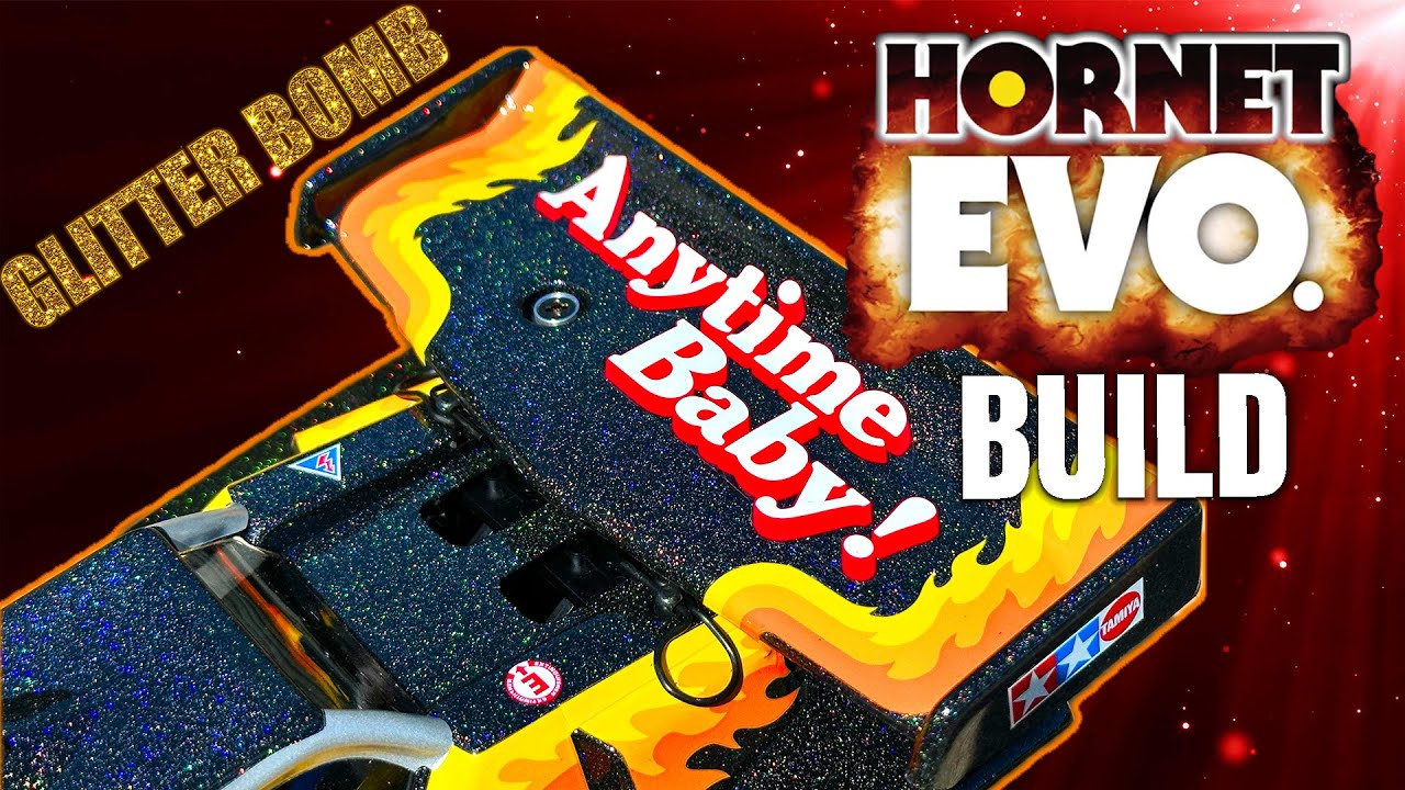 Tamiya Hornet EVO – Metallic Flake Full Build! 🔥✨