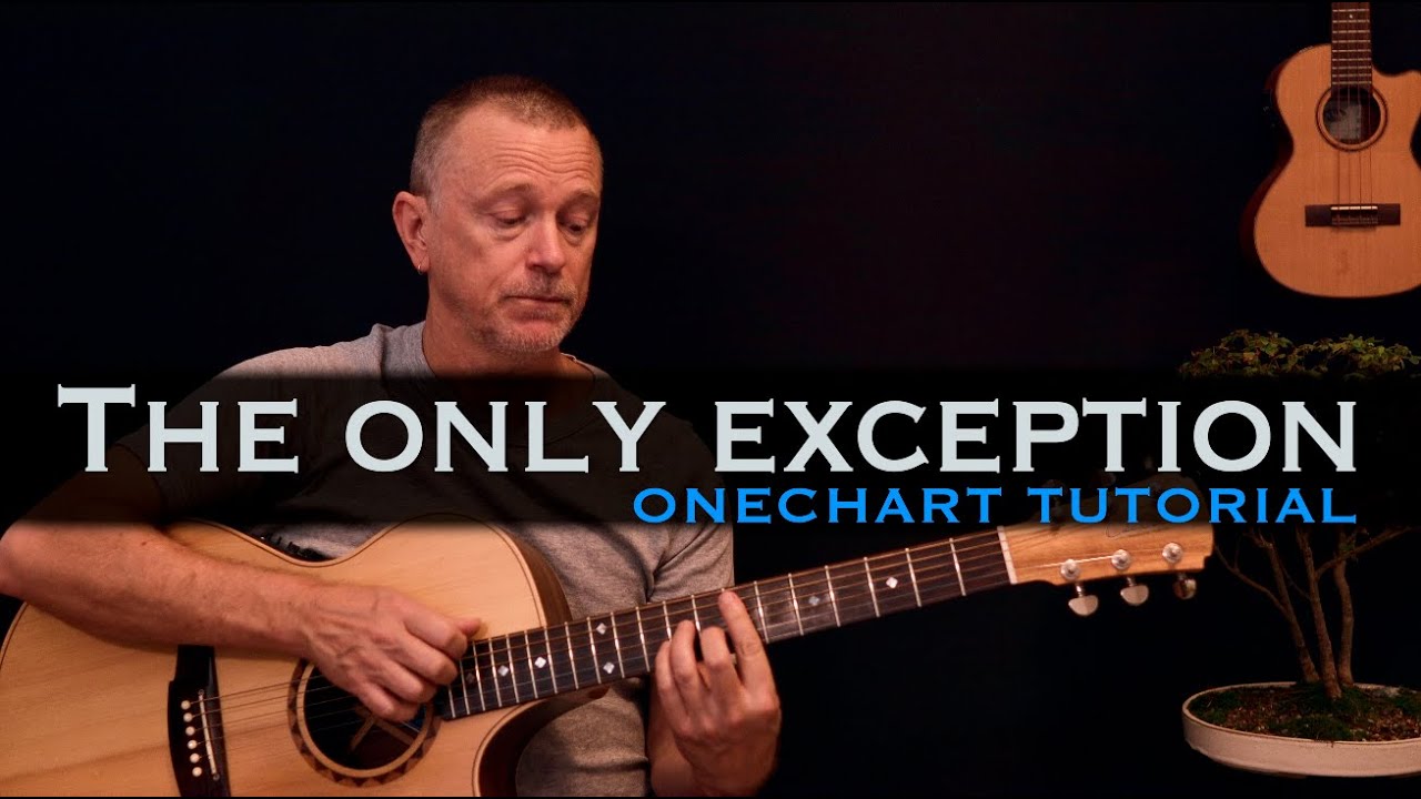 The only exception Paramore guitar lesson tutorial [free tab]