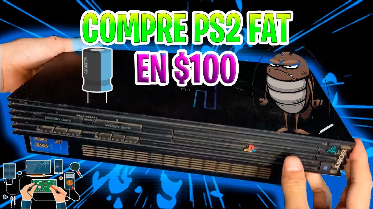 Reparando PS2 Fat del Tianguis | Compre PS2 Fat en $100