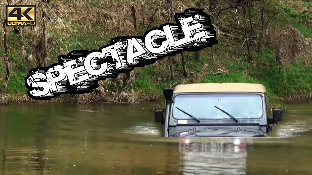 오프로드 성지 투어 중 마지막 결말은? offroad The car fell into the water.