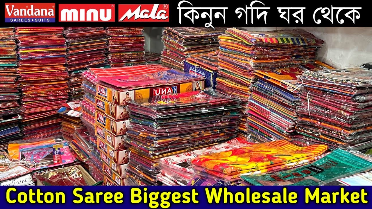 Cotton Chapa Saree Wholesale Market in Santipur-Chapa Saree wholesale market-giridhari saree palace