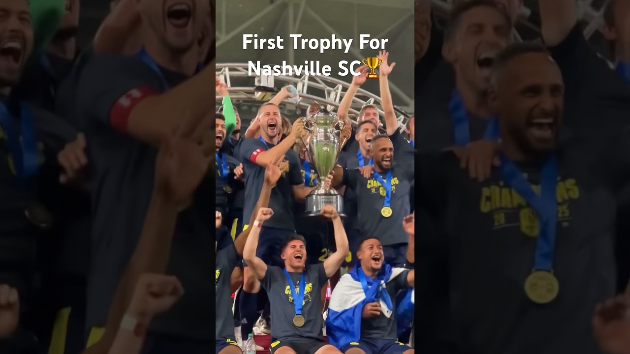 Nashville SC lifts The US Open Cup 2025🏆 #usopencup #EveryoneN #mls