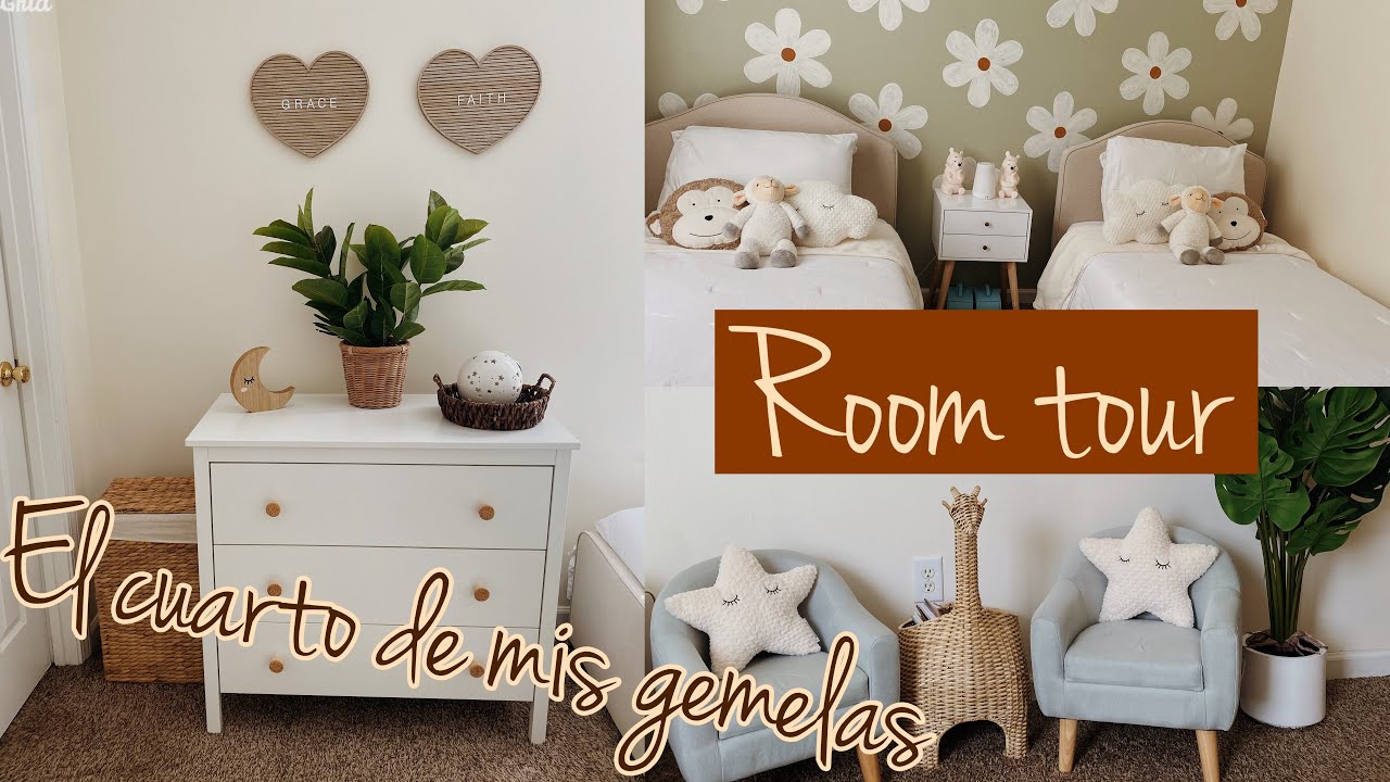 ROOM TOUR del cuarto de mis gemelas de 3 años! 😍❤️