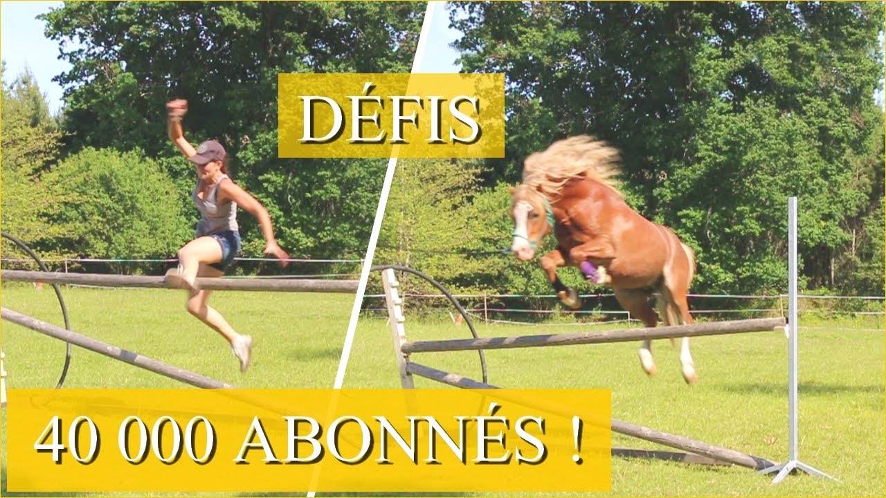 JE DÉFIE MON PONEY !!! - Puissance spéciale 40 000 abonnés