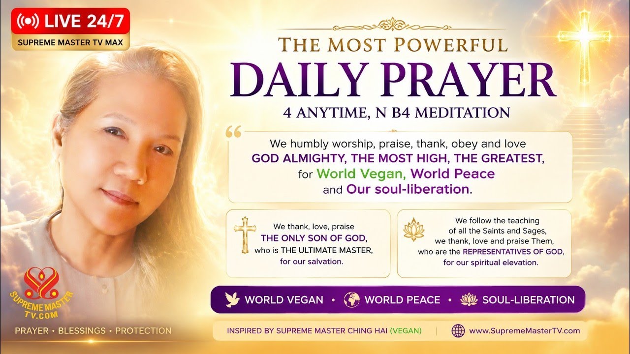 🔴 LIVE 24/7 🙏 The Most Powerful Daily Prayer | Supreme Master TV Max