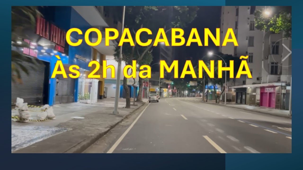2H DA MANHÃ NA AVENIDA MAIS FAMOSA DO RIO