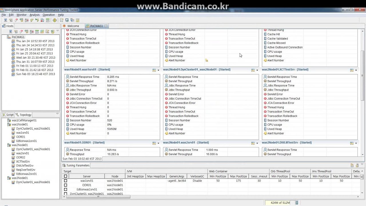 [IBM WAS v8.5]Application Monitoring in Korean