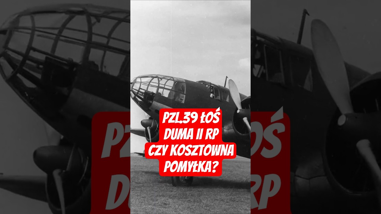 Bombowiec Łoś &ndash; duma II RP czy kosztowna pomyłka? #PZL #PZL37 #Łoś #PZL37Łoś #szybkahistoria