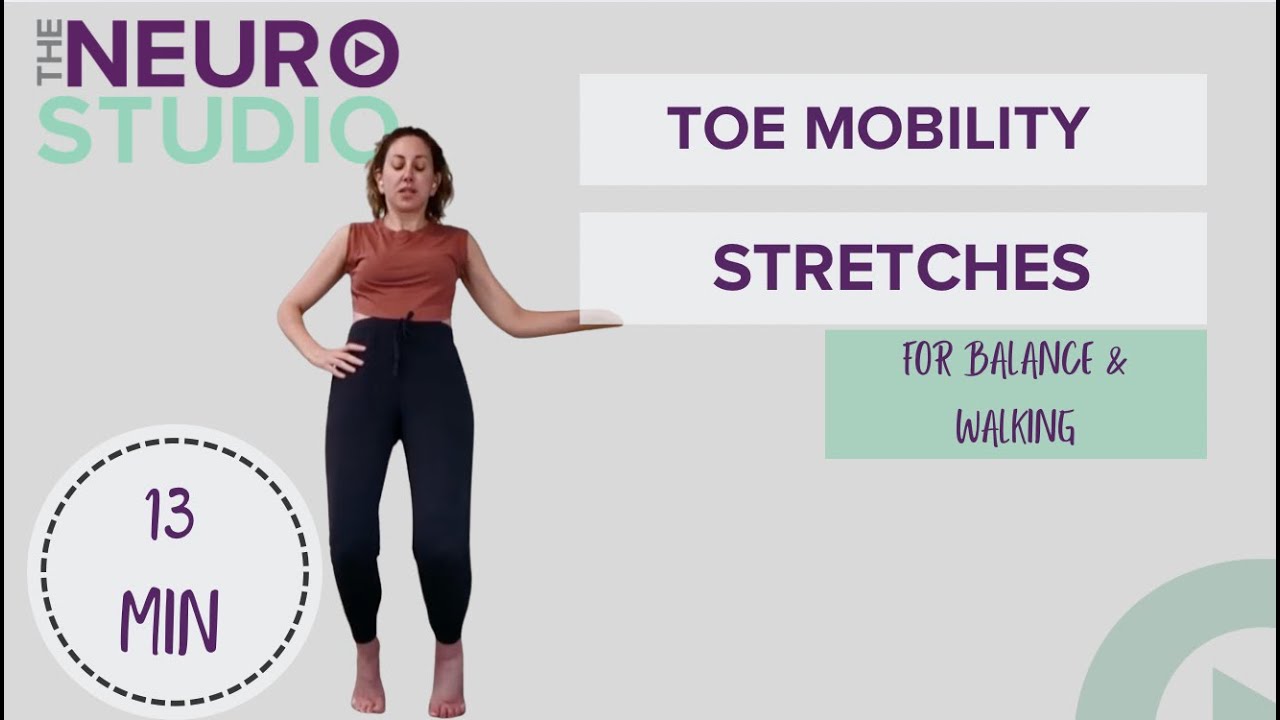 Standing Toe Stretches for Easier Walking