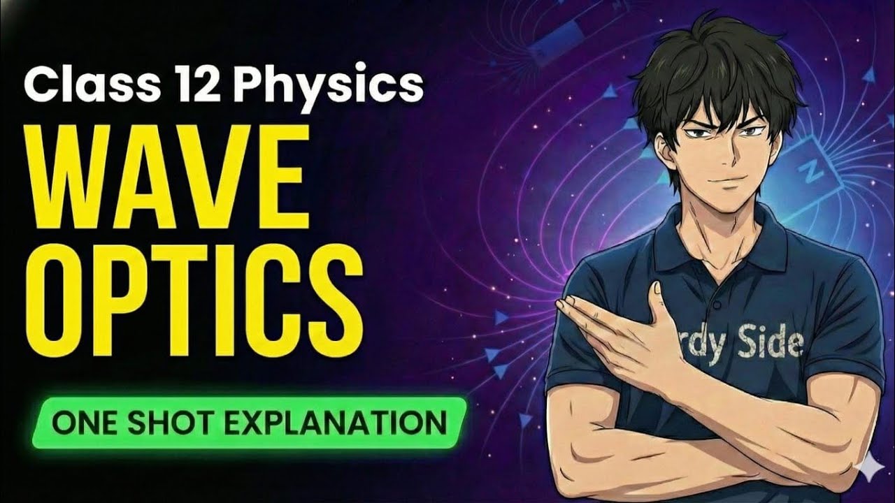 🔥 Wave Optics – Class 12 Physics | One Shot