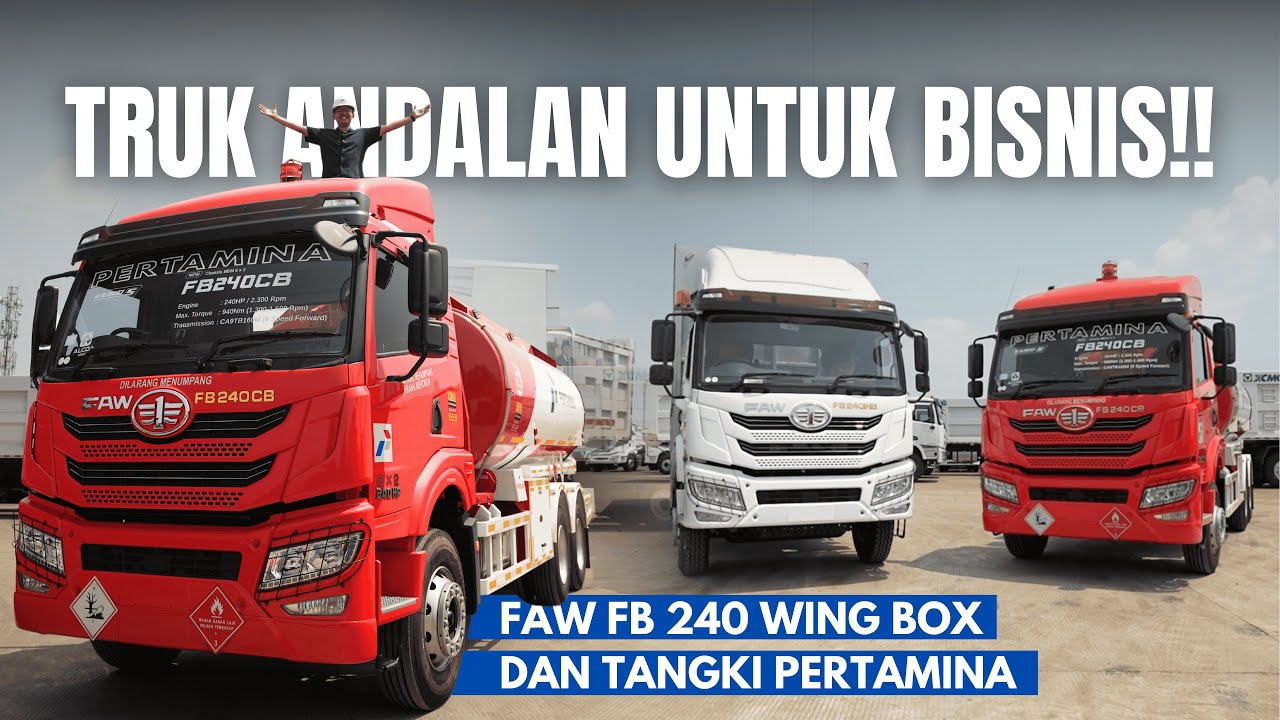 TRUK ANDAL UNTUK BISNIS! TRUK FAW FB240 WINGBOX DAN TANKI PERTAMINA!