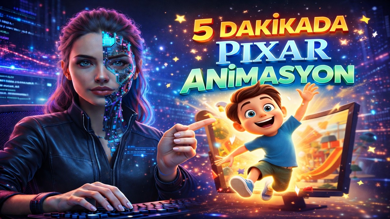 Pixar Kalitesinde Animasyon Nasıl Yapılır? (&Uuml;cretsiz) |  En Hızlı Pixar Stili Animasyon Rehberi