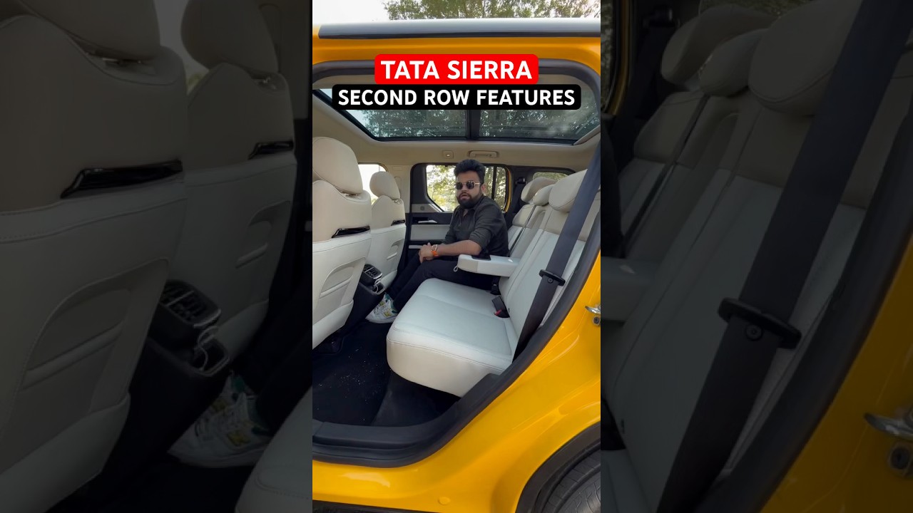 Second Row Features of TATA SIERRA