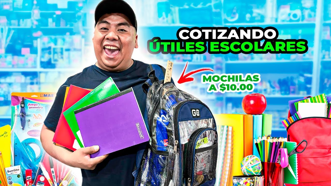 🫢COTIZANDO PRECIOS de  ÚTILES ESCOLARES 2025 *compramos una mochila* 😳