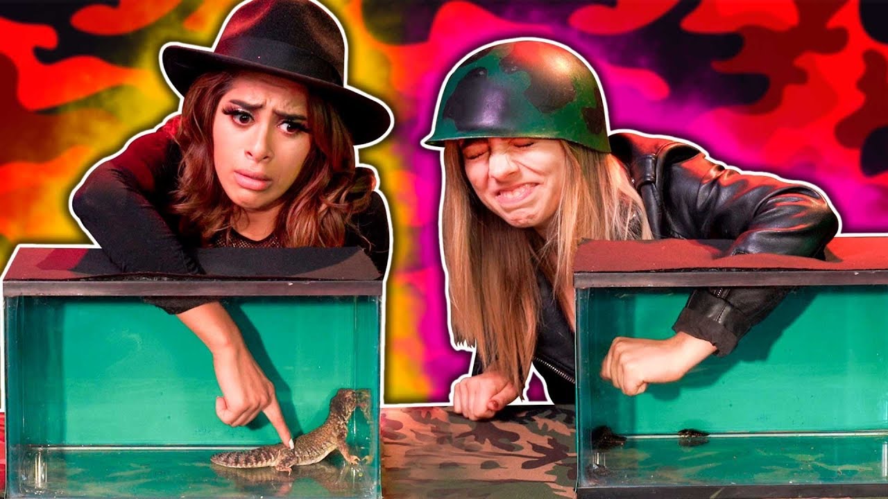 YouTubers VS El animal secreto. Casi pierden un dedo
