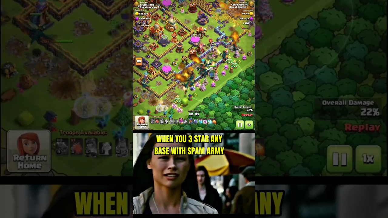 WHEN YOU KNOWN THE META #coc #clashofclans #sumit007 #judoslothgaming #nxnatsuki #prettexgaming