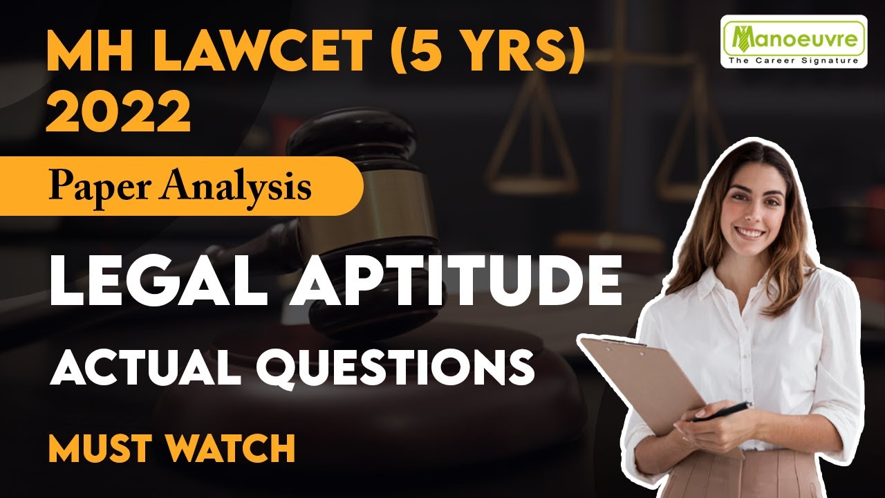 MH LAWCET (5 YRS) 2022 | Legal Aptitude | Actual Questions | Full Paper Analysis | Must Watch