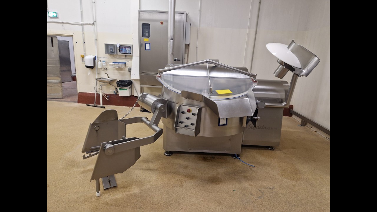 2060-274: Seydelmann vacuum cutter with lifter for meat bins and ejector