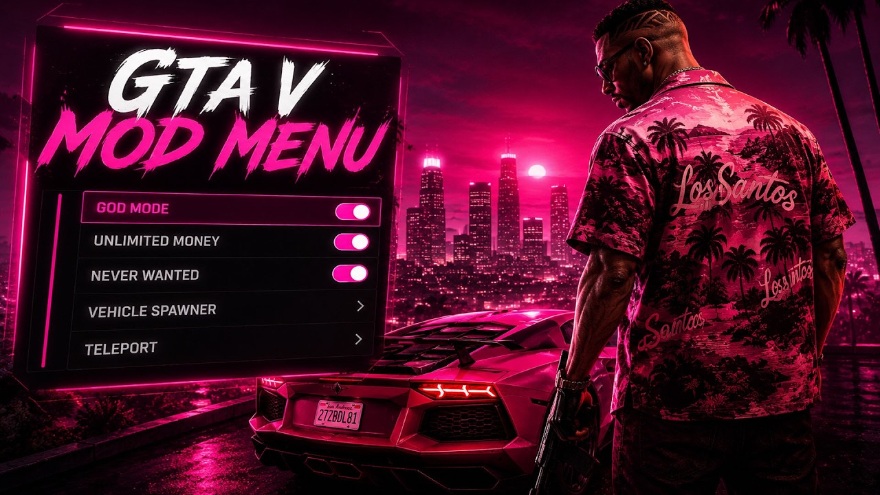 [NEW] Мод-меню для GTA 5 на ПК 2026 / Бесплатный чит Kiddions, накрутка денег и онлайн-моды (рабо...