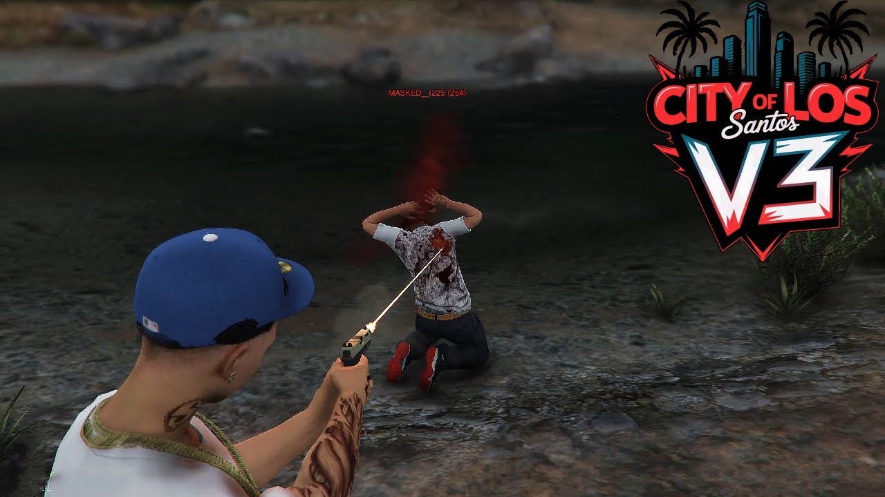 Город Лос-Сантос V3 в режиме «Время демонов», часть 3 | GTA RP | Сервер CapGod YBN | Glock со сме...