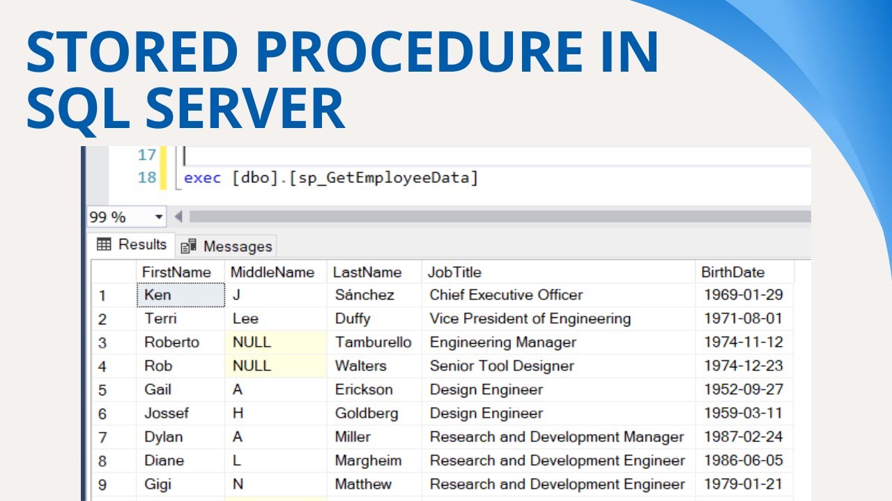 71 Хранимая процедура в SQL Server