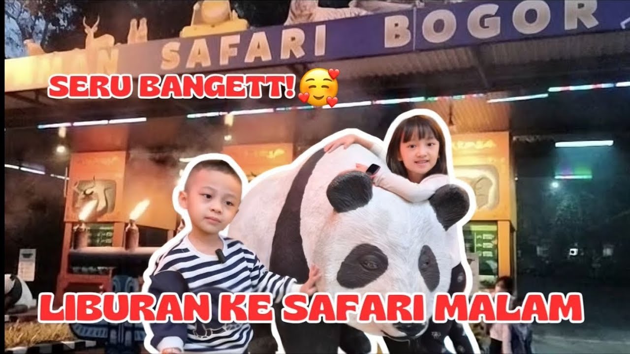 SERU BANGET KESAFARI NIGHT 😎😗😏 , LIAT HEWAN NYA NAIK KERETA 😱🫣